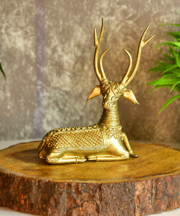Sowpeace Dhokra Deer Sitting — image 2