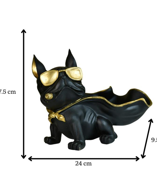 Sowpeace Resin Caped Dog Showpiece — image 3