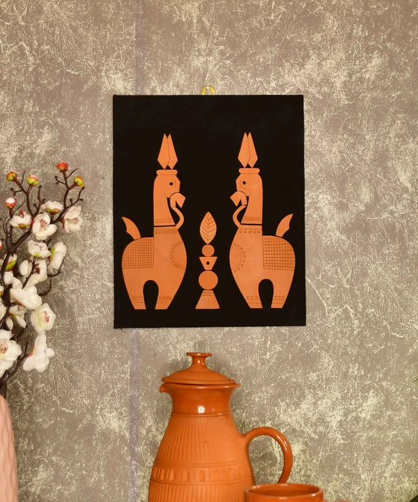 Terracotta Horse Wall Art: Artisan Home Decor — image 6