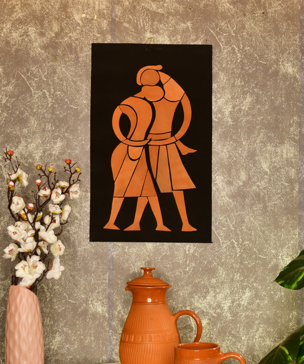 Artisan Terracotta Tribal Family Wall Art: Home Decor — image 6