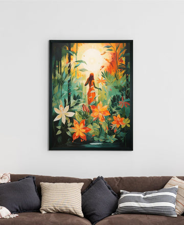 Sowpeace Serenity: Handcrafted Nature's Rejuvenating Embrace – Premium Canvas Print for Elegant and Peaceful Home Decor — alternate view