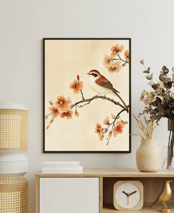 Chitran Bird and Bloom — alternate view