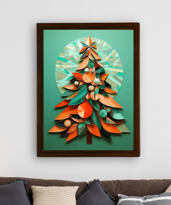Dazzle Your Holiday: Premium Sowpeace Xmas Canvas Prints – Handcrafted Indian-Inspired Art for Elegant Festive Decor — image 3