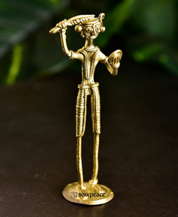 Dokra Farmer Solo T2: Brass Tabletop Elegance — alternate view