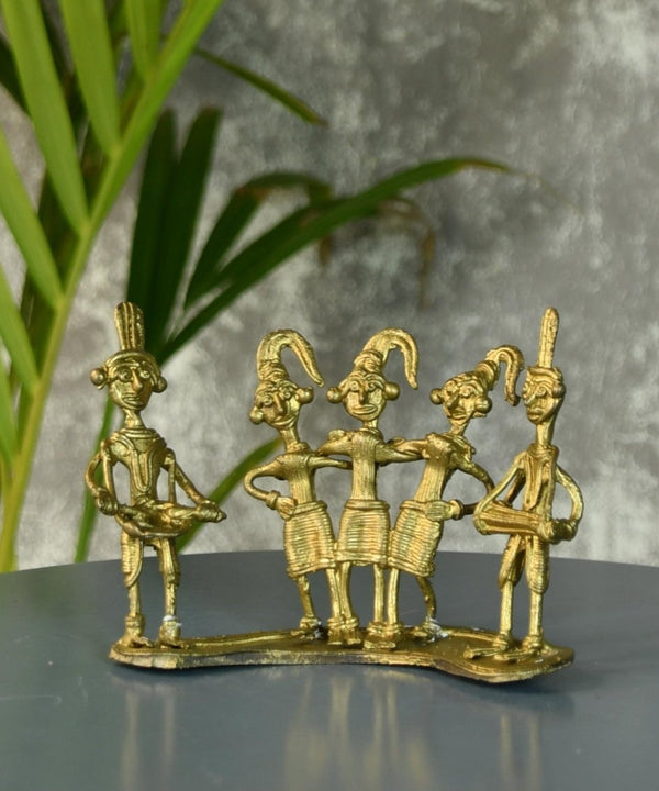 Dokra Orchestra: Brass Tabletop Masterpiece for Unique Home Decor — image 6