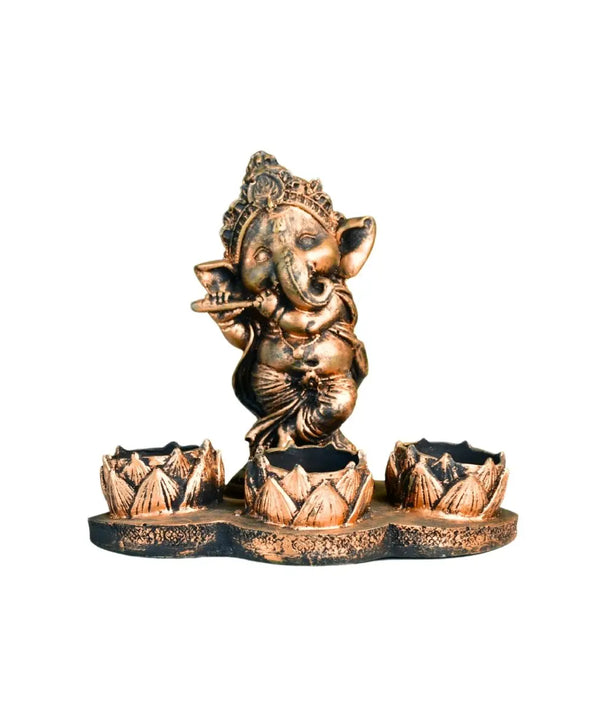 Ganesh Resin Candle Holder by Sowpeace - Artisan Home Decor & Showpiece — image 7