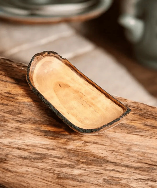 Sowpeace 12-Inch Acacia Wood Oval Decor Bowl — image 3