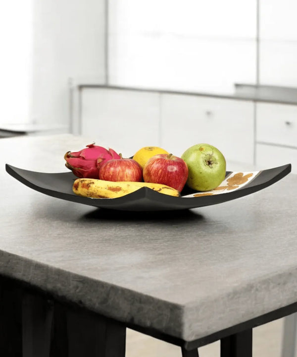 Sowpeace 6-Inch Traditional Black Acacia Wood Square Tray — image 3