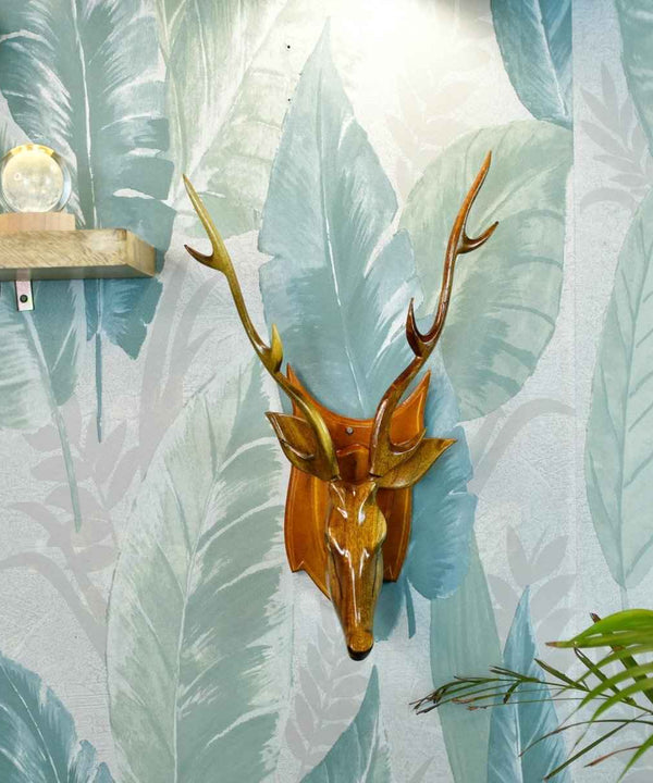 Sowpeace Artisan Wooden Deer Head: Exquisite Home Decor — image 6