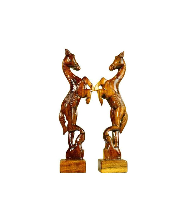 Sowpeace Artisan Wooden Jumping Horse Set: Home Decor — image 7
