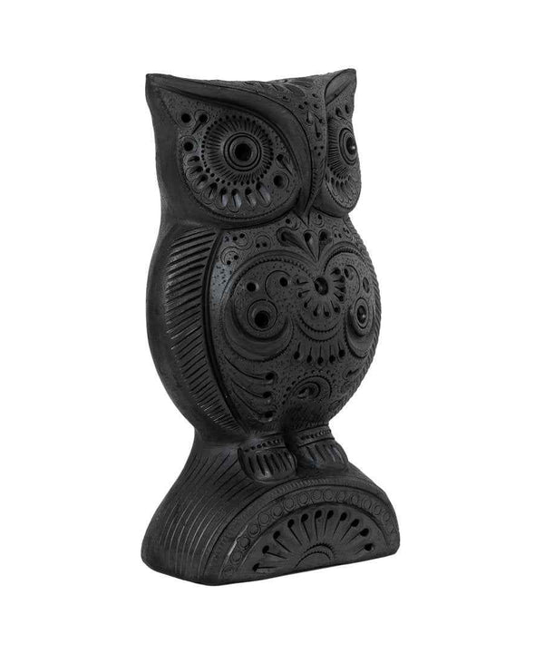 Sowpeace Black Terracotta Artisanal Owl: Tabletop Decor — image 5