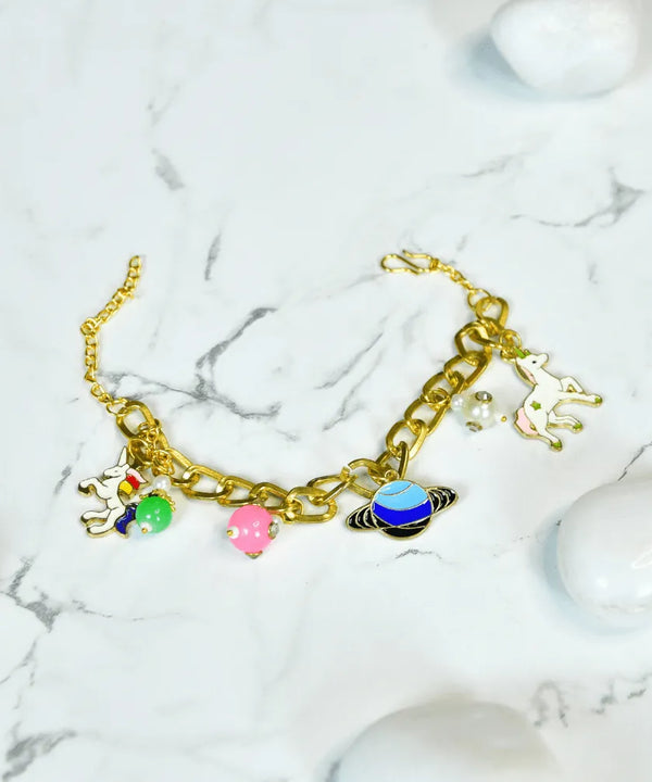 Sowpeace Cosmic Charm Bracelet | Stylish Stainless Steel One‑Size Adjustable Celestial Jewelry for Women & Men — image 6