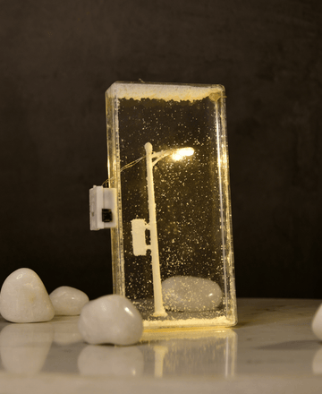 Sowpeace DIY Street Lamp Showcase Snowy Glow | Creative Winter Night Light for Home Décor & Gifting — alternate view