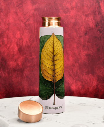 Sowpeace Ethereal Leaf Copper Bottle — alternate view