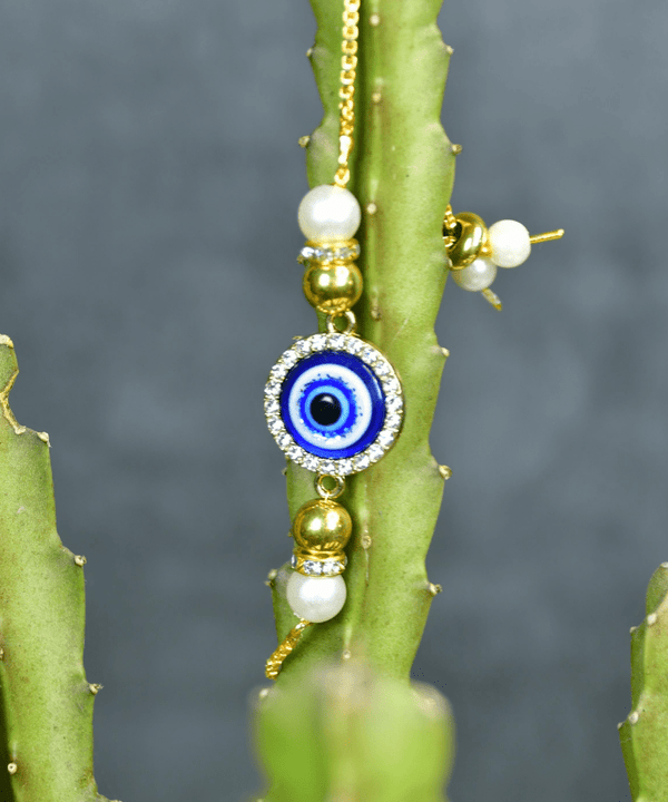 Sowpeace Evil Eye Luxe Bracelet | Stylish Stainless Steel One‑Size Adjustable Protective Jewelry for Women & Men — image 2