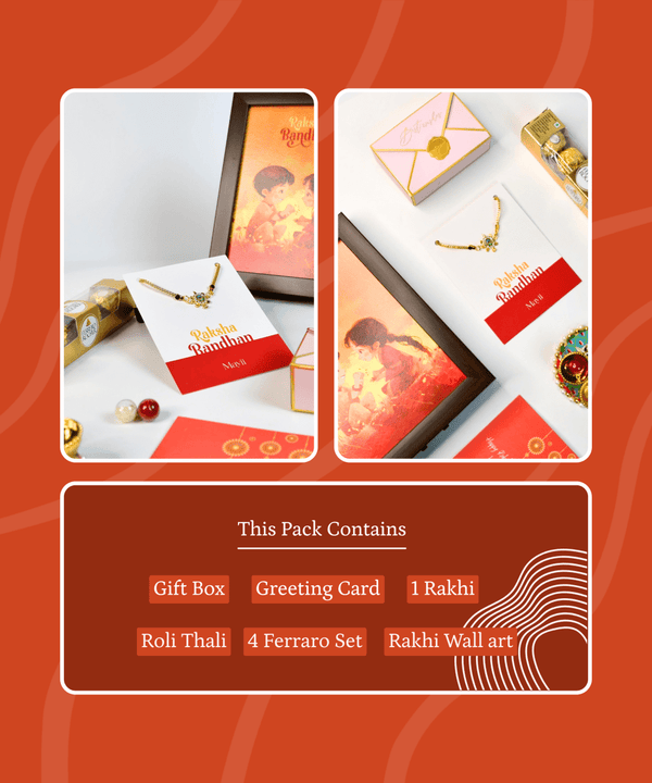 Sowpeace Exquisite Turtle Rakhi Pack of 1 with Roli Chawal and Greeting card combo for Raksha Bandhan and Gifting — image 13