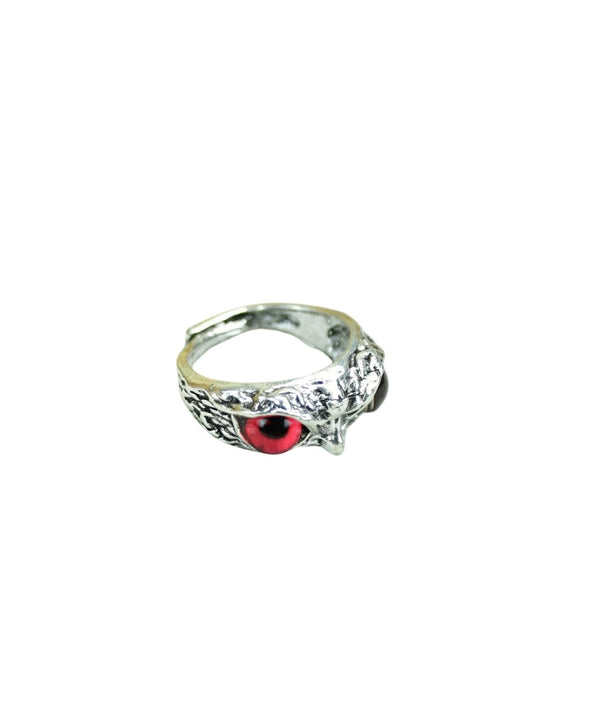 Sowpeace Gold Red Eyed Owl Ring Stainless Steel | Bold One‑Size Adjustable Statement Jewelry for Women & Men — image 5