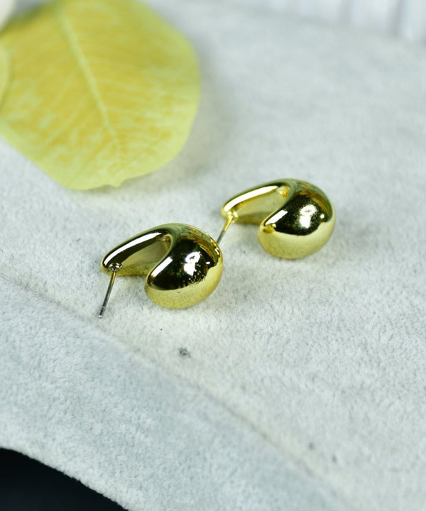 Sowpeace Golden Teardrop Crescent Round CCB Earrings | Elegant One‑Size Lightweight Jewelry for Women & Daily Wear — main view