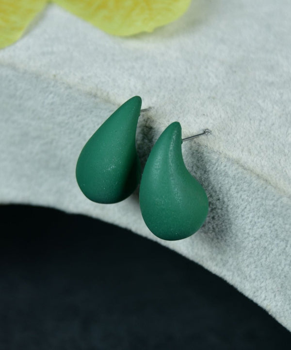 Sowpeace Green Teardrop CCB Earrings | Elegant One‑Size Lightweight Jewelry for Women & Daily Wear — main view