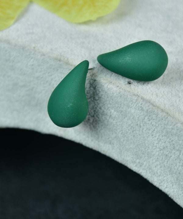Sowpeace Green Teardrop CCB Earrings | Elegant One‑Size Lightweight Jewelry for Women & Daily Wear — image 2