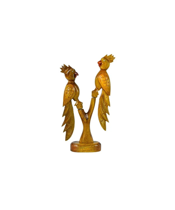 Sowpeace Hand Carved Wooden Parrot Set — image 7