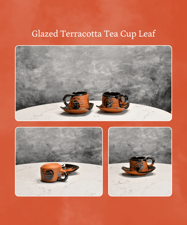Sowpeace Heart in a Cup (Set of 2) | Handcrafted Terracotta Coffee & Tea Mugs for Gifting & Daily Use — image 5