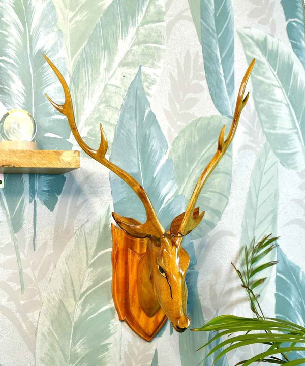 Sowpeace Majestic Deer Head: Hand-Carved Grandeur for Your Home — image 2