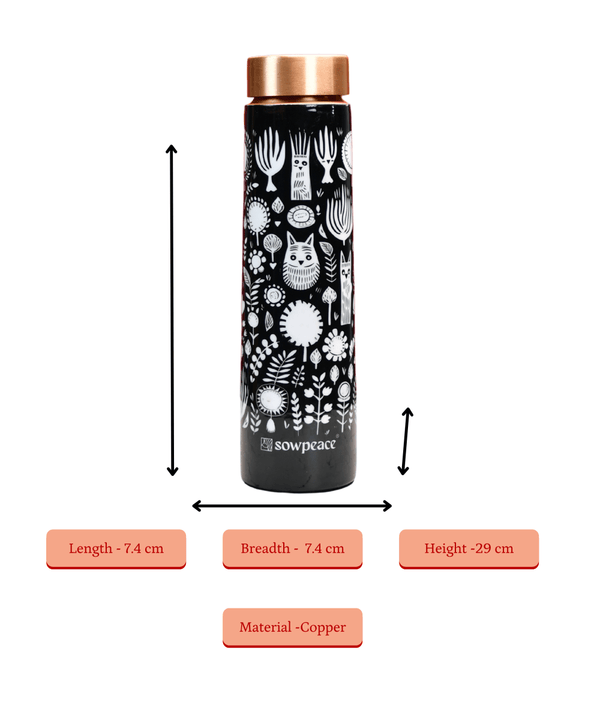 Sowpeace Noir Abstract Copper Bottle — image 8