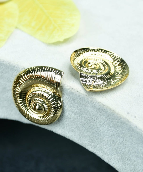 Sowpeace Shell Gold Stainless Steel Earrings | Elegant One‑Size Lightweight Jewelry for Women & Daily Wear — image 2