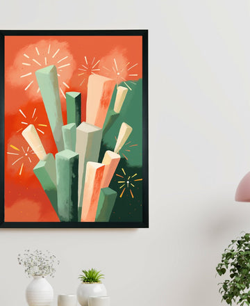 Sowpeace: Winter Sticks - Abstract Nature Art — alternate view