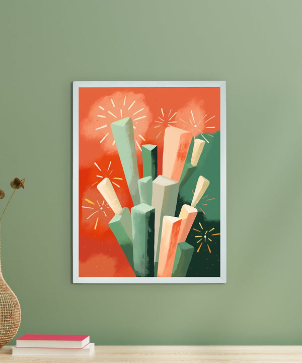 Sowpeace: Winter Sticks - Abstract Nature Art — main view