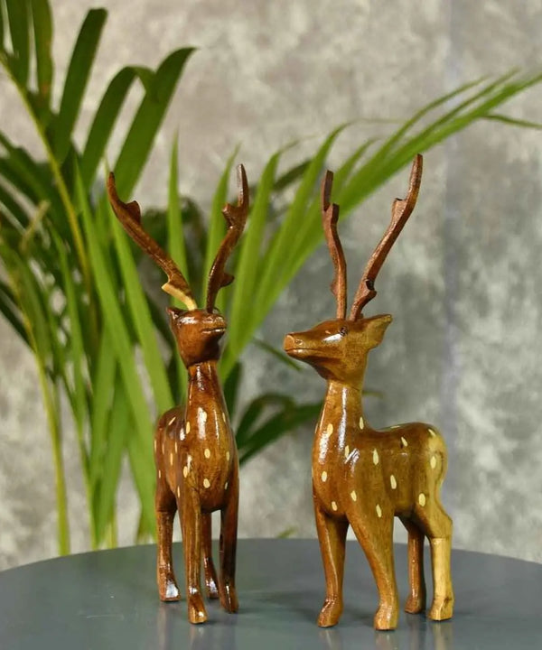 Sowpeace Wooden Dotted Deer: Small Artisan Decor — image 5