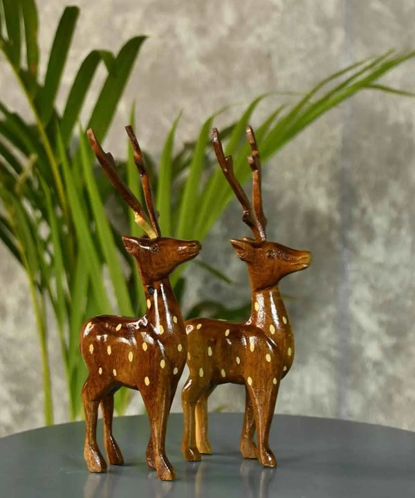 Sowpeace Wooden Dotted Deer: Small Artisan Decor — image 6