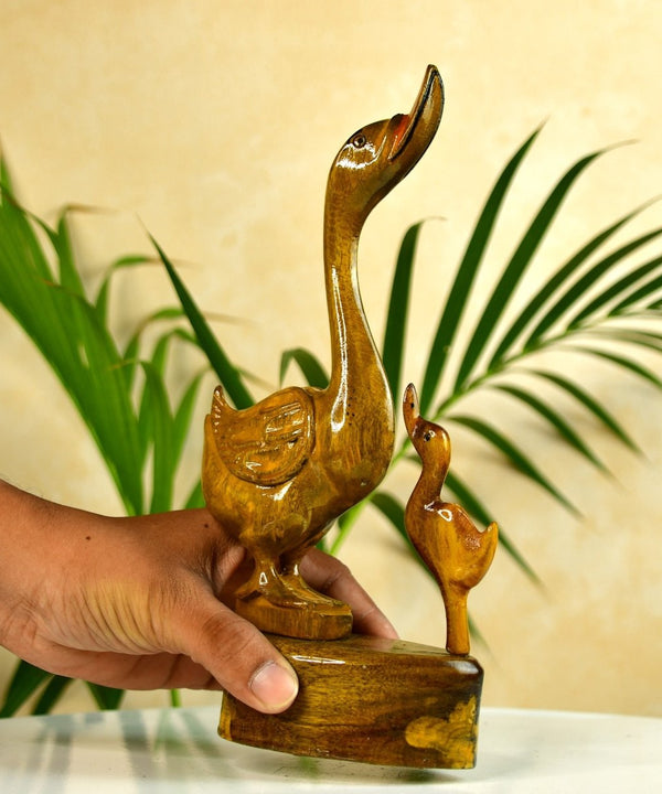 Sowpeace Wooden Duck Set: Artisan Home Decor Accent — image 5