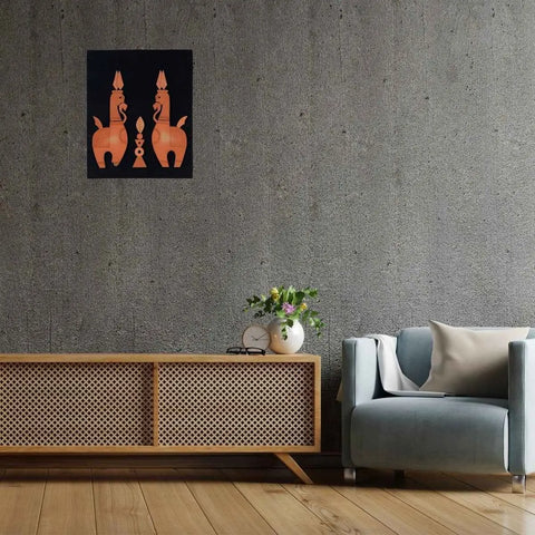 Terracotta Horse Wall Art: Artisan Home Decor