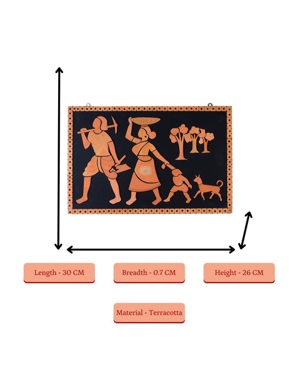 Terracotta Tribal Couple: Artisan Home Decor Statement — image 4