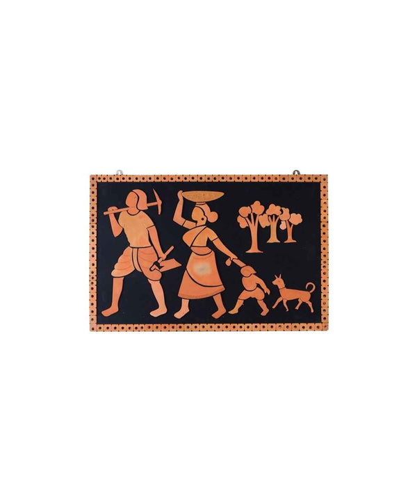 Terracotta Tribal Couple: Artisan Home Decor Statement — image 7
