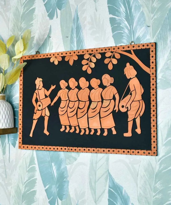 Terracotta Tribal Dance: Artisan Home Decor Elegance and Culture — main view