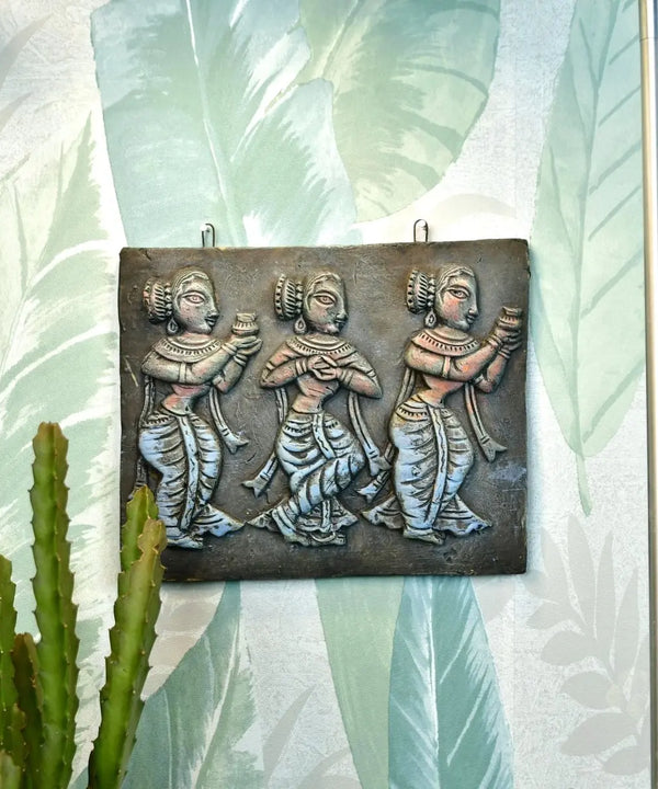 Tribal Essence: Artisan Terracotta Abstract Wall Art for Home — image 2