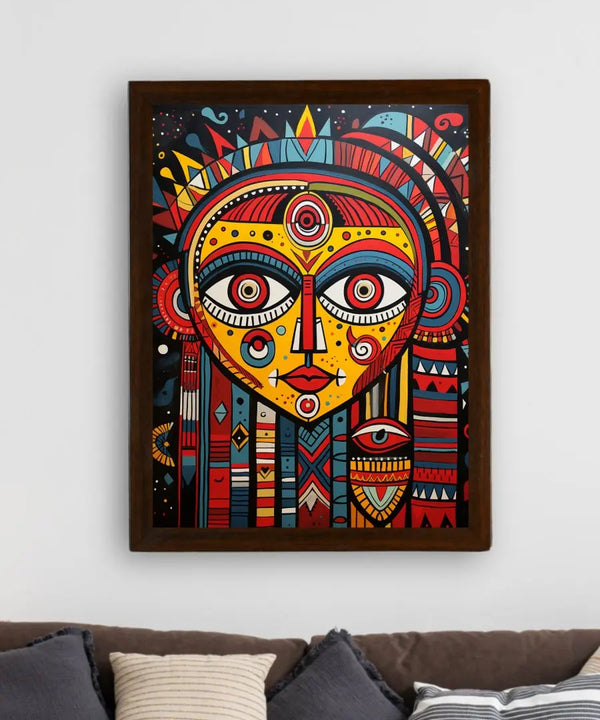 Unveiling Inner Worlds: Sowpeace Handcrafted Canvas – Premium Indian-Inspired Art for Modern and Stylish Home Decoration — image 3