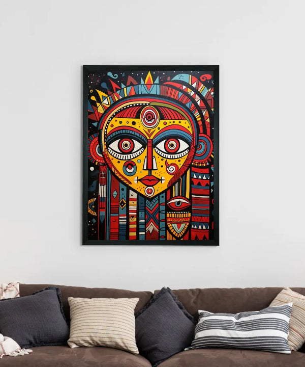 Unveiling Inner Worlds: Sowpeace Handcrafted Canvas – Premium Indian-Inspired Art for Modern and Stylish Home Decoration — image 2