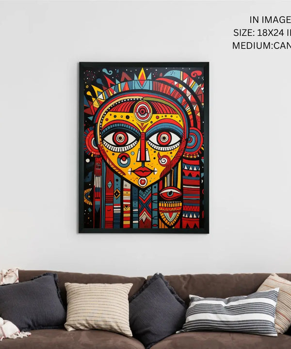 Unveiling Inner Worlds: Sowpeace Handcrafted Canvas – Premium Indian-Inspired Art for Modern and Stylish Home Decoration — image 5