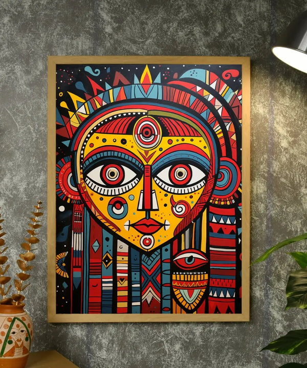 Unveiling Inner Worlds: Sowpeace Handcrafted Canvas – Premium Indian-Inspired Art for Modern and Stylish Home Decoration — image 4