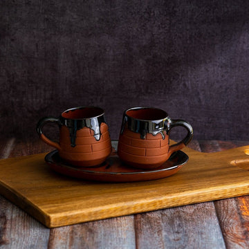 Terracotta Tea Cups - Sowpeace