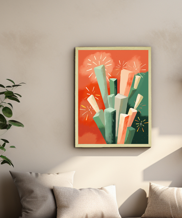 Sowpeace: Winter Sticks - Abstract Nature Art — image 4