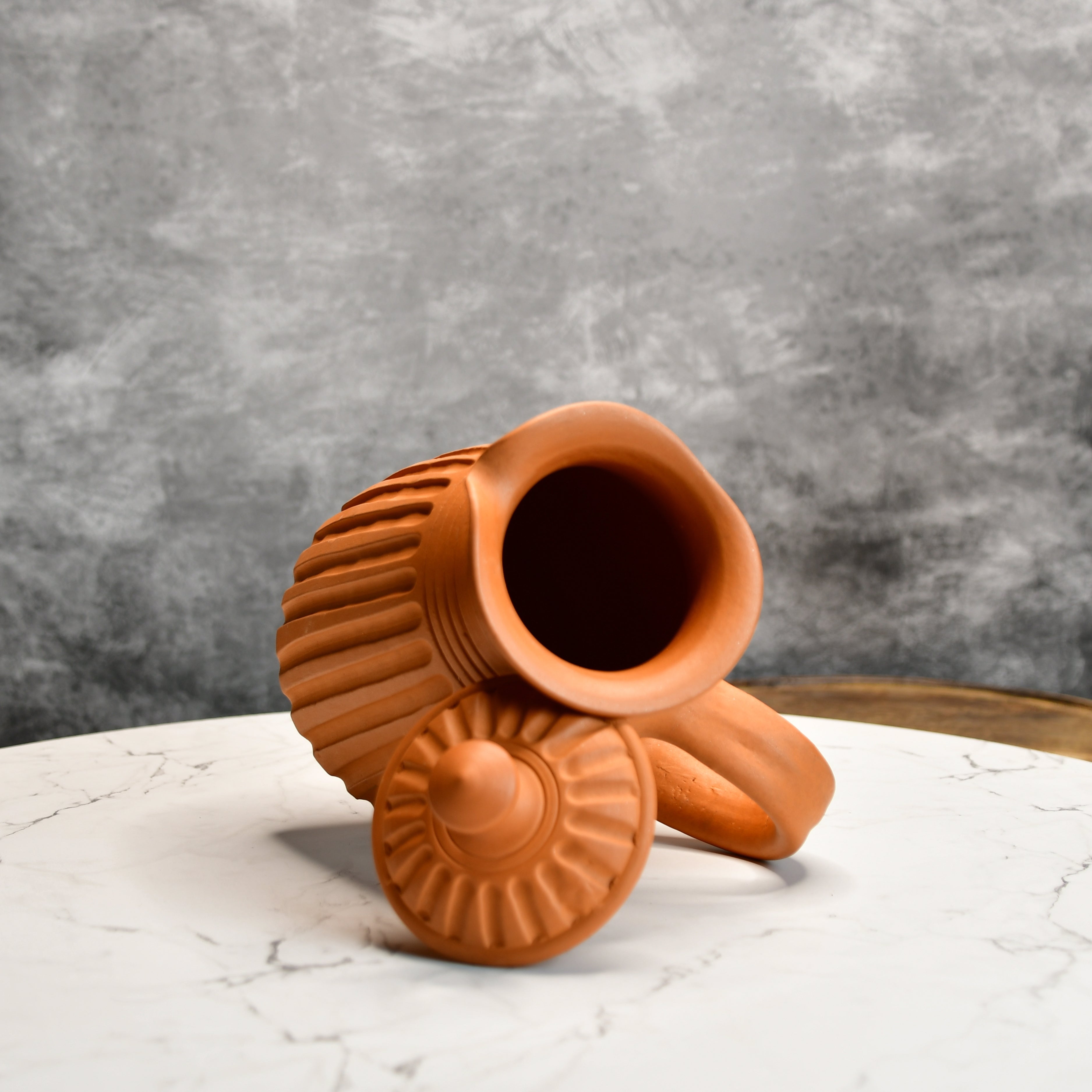 Sowpeace Terracotta Jug: Artful, Functional Home & Kitchenware