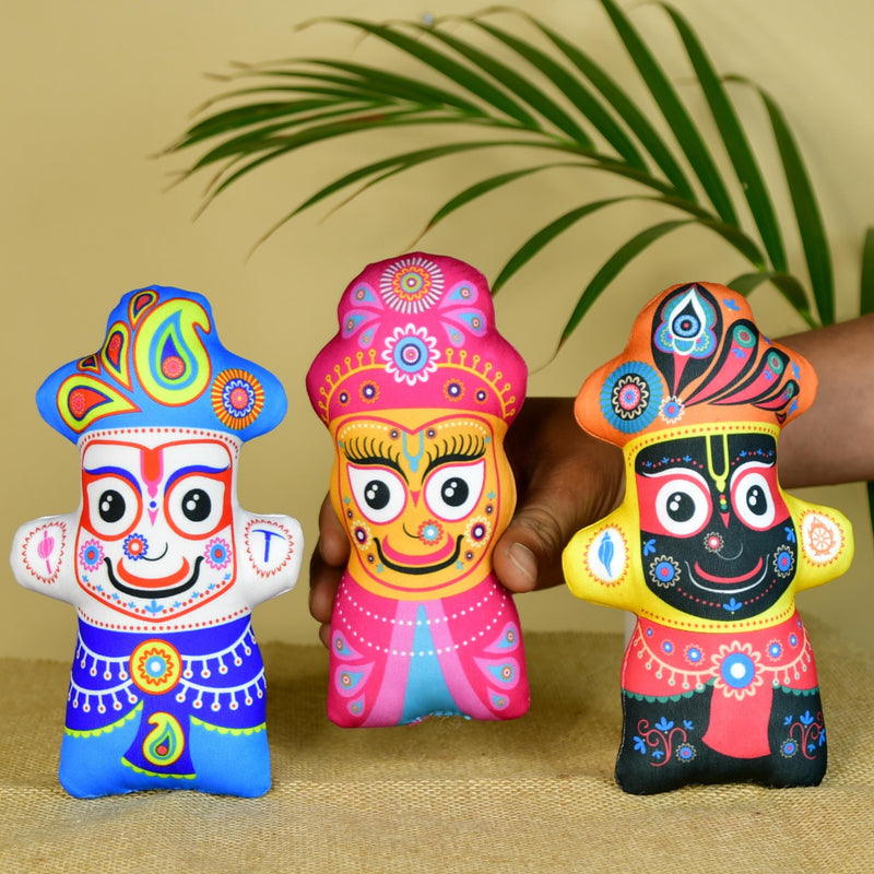 Sowpeace Stitched Cotton Jagannath Trio – view 1