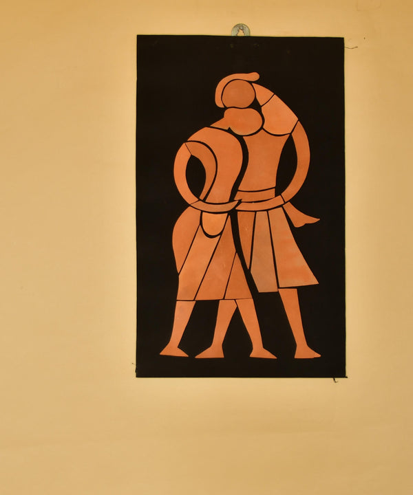 Artisan Terracotta Tribal Family Wall Art: Home Decor — image 5
