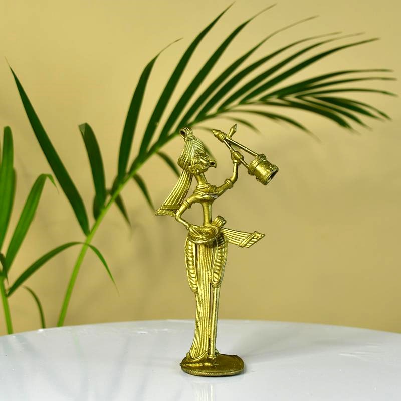 Dokra Boul: Brass Tabletop Art Decor
