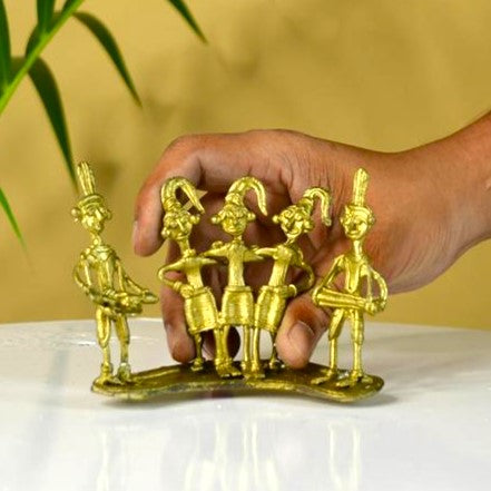 Dokra Orchestra: Brass Tabletop Masterpiece for Unique Home Decor – view 2